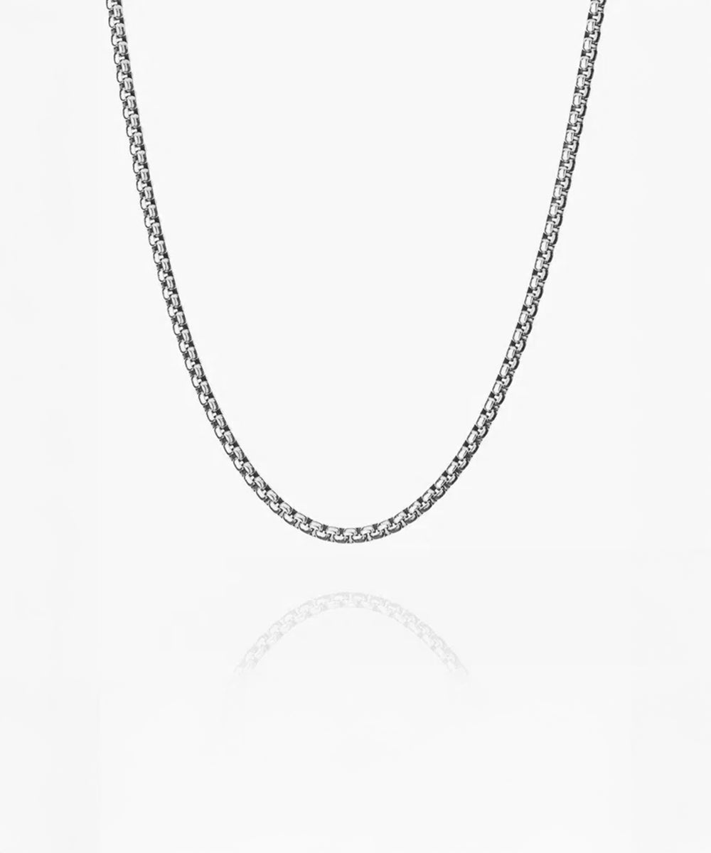 Boxchain Necklace | Silver – Pig & Hen