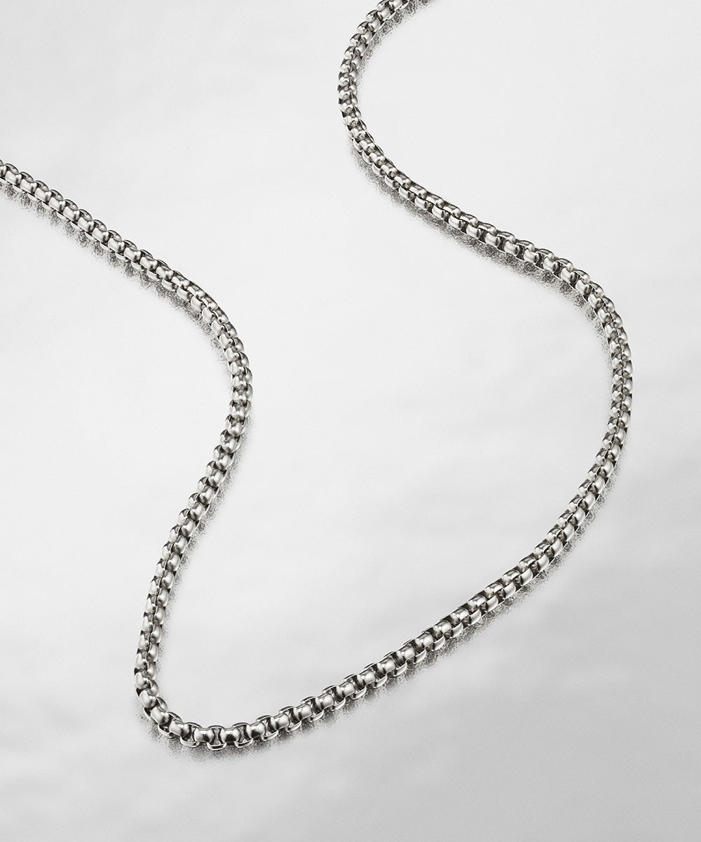 Boxchain Necklace | Silver
