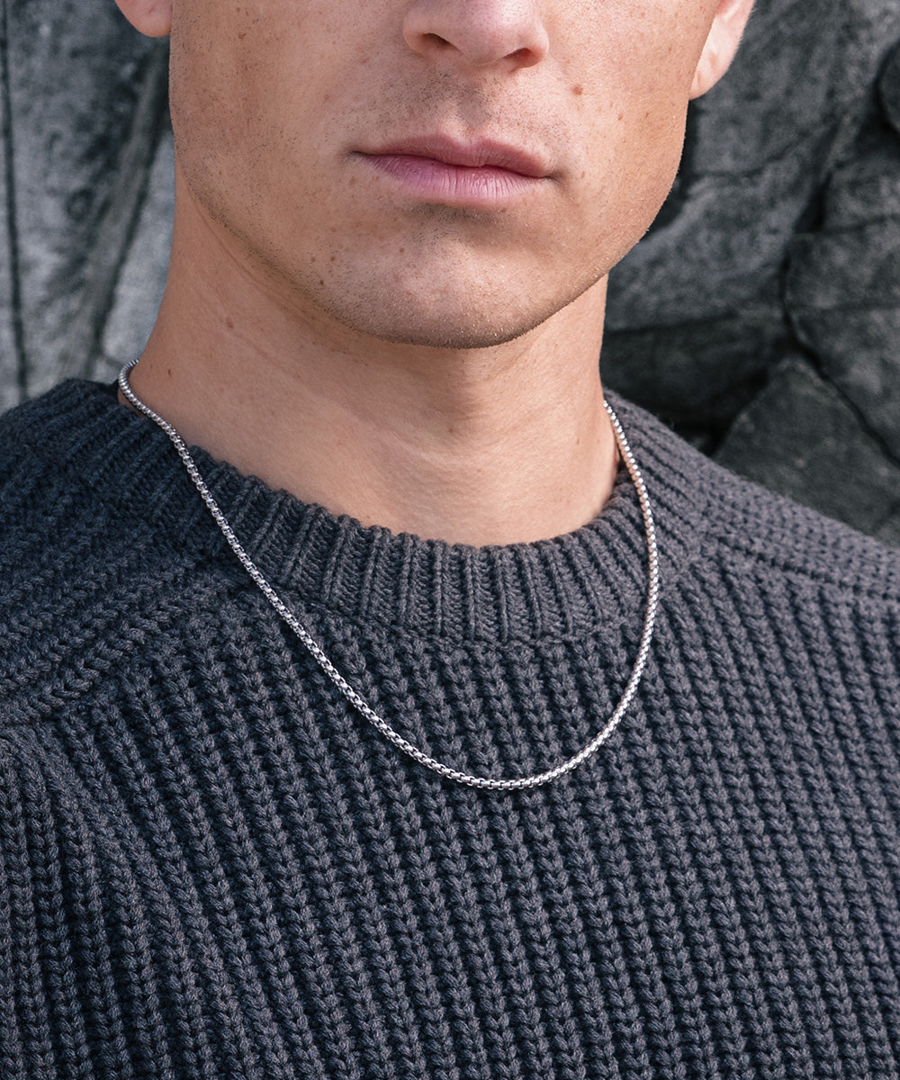 Boxchain Necklace | Silver