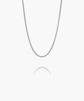 Curb Chain Necklace Silver