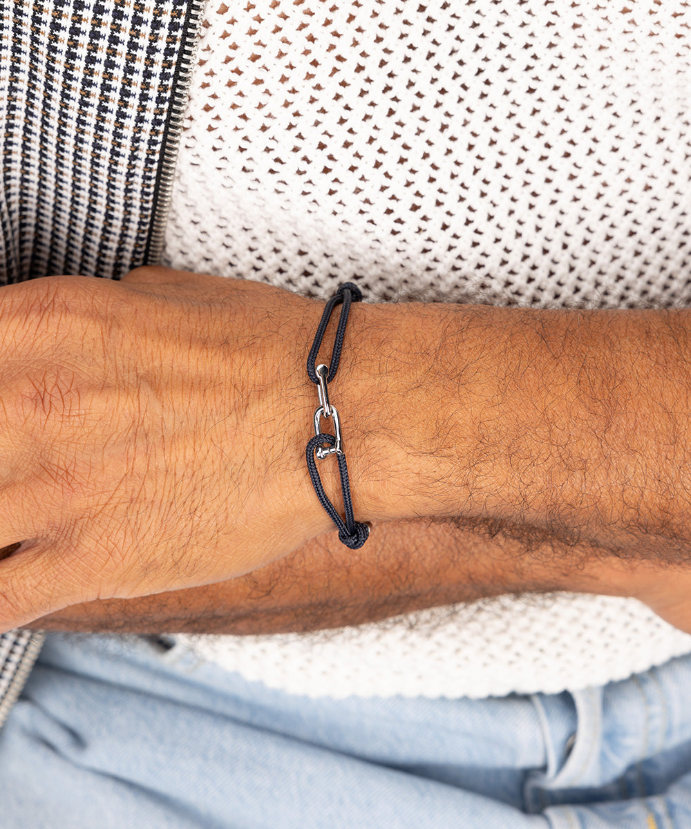 Daunting Dean Navy | Silver