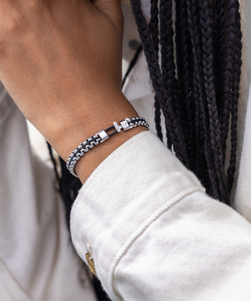 Catena Venetian 7 mm Black | Silver