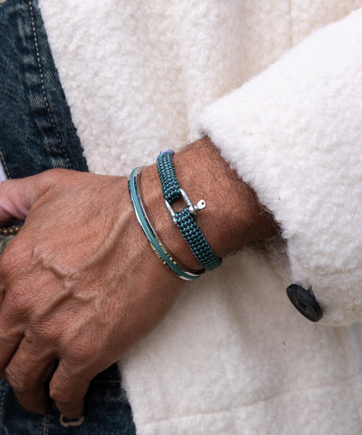 Vicious Vik Patina Green - Navy | Silver