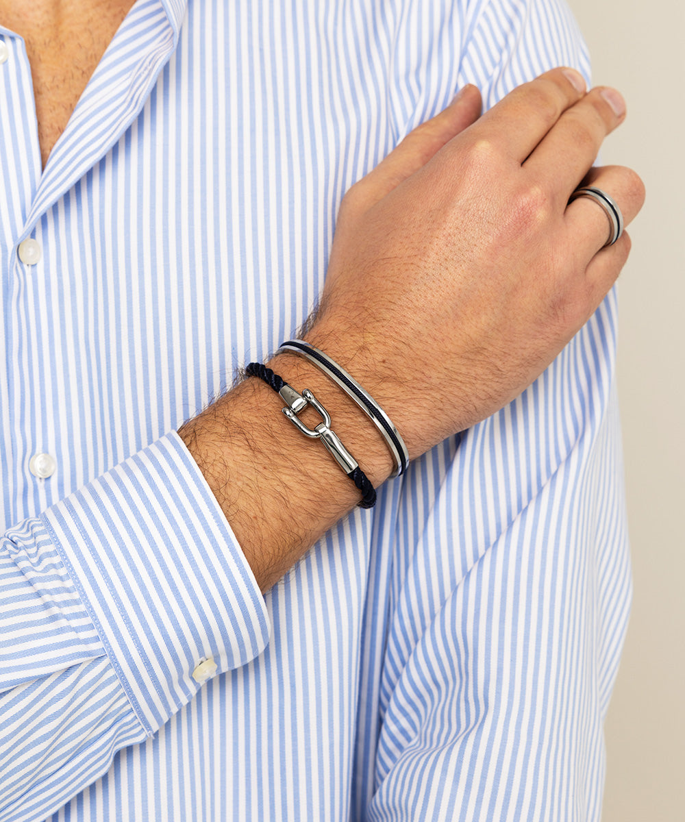 Lobster Larry Navy | Silver
