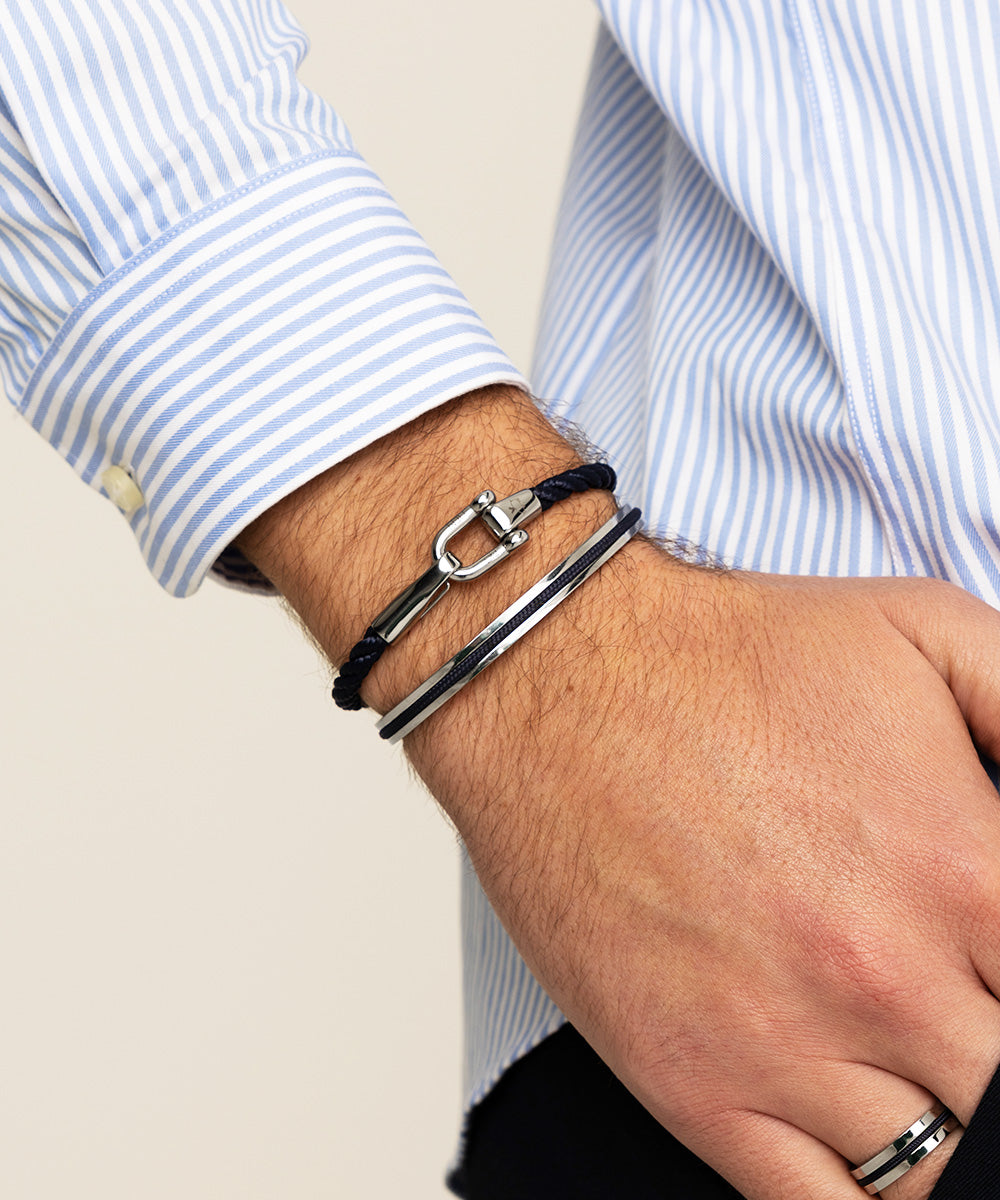 Lobster Larry Navy | Silver