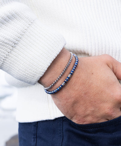 Mariner Brontide 4mm Lapis Lazuli | 925 Sterling Zilver