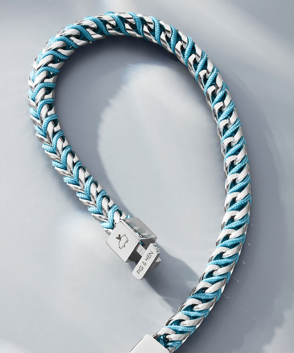 Catena Foxtail Summer Blue | Silver – Pig & Hen
