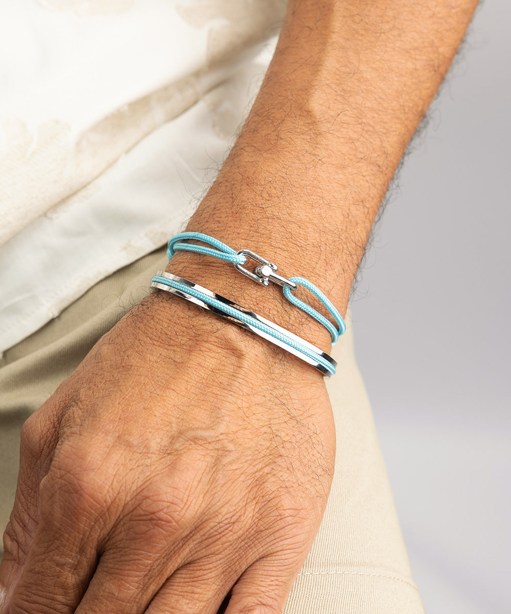 Daunting Dean Summer Blue | Silver