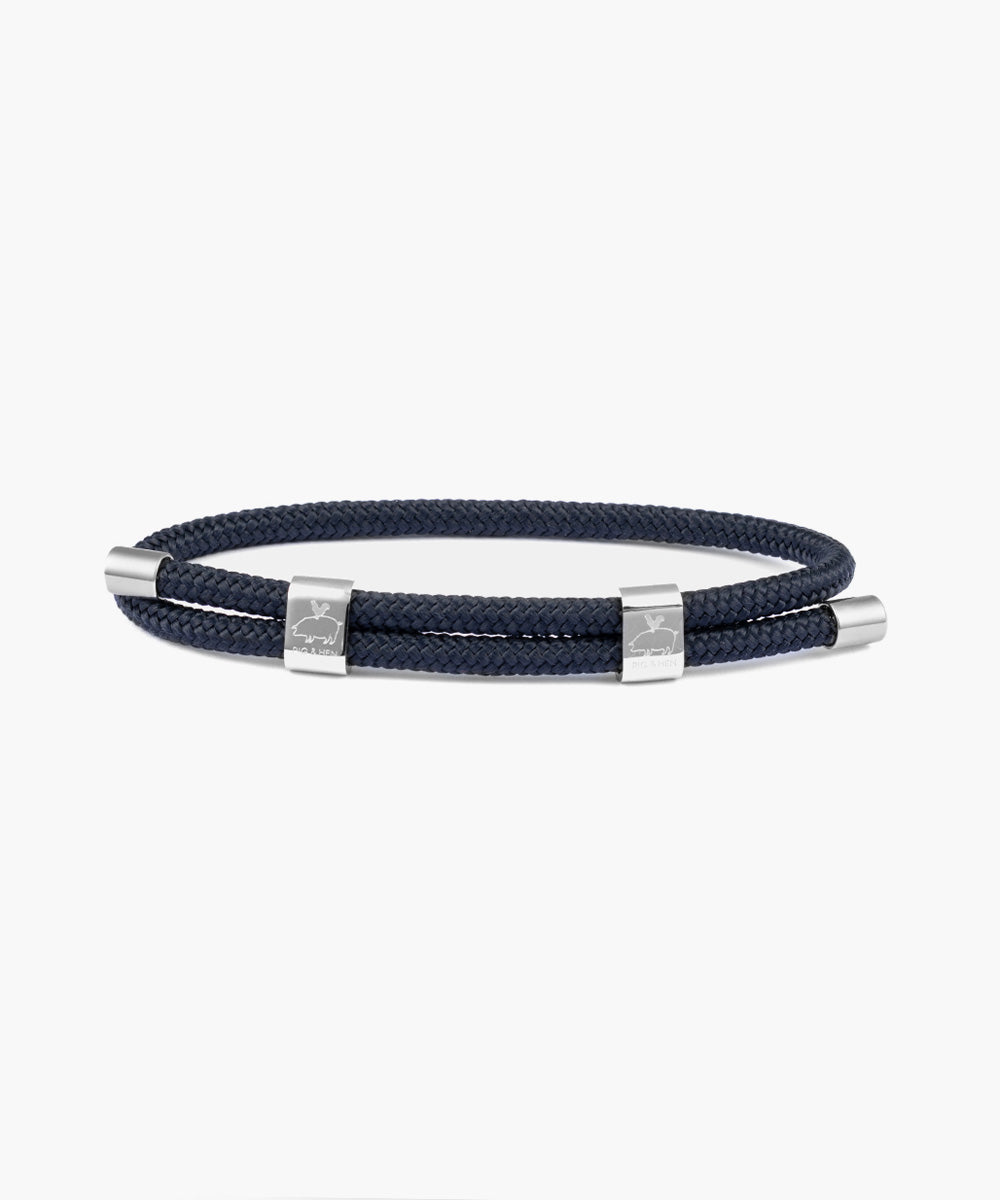 Little Lewis DBL Navy | Silver