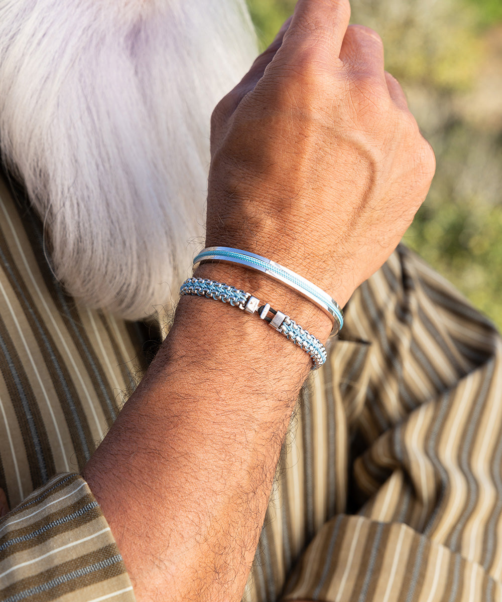 Navarch 6mm Summer Blue | Silver – Pig & Hen