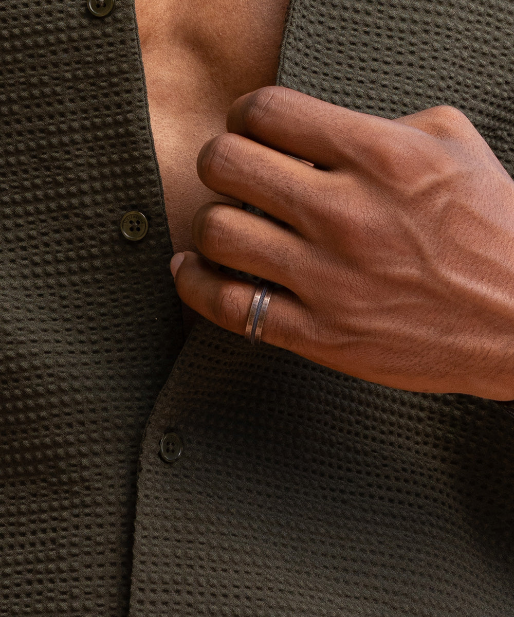 Navarch 6mm Ring Slate Gray | Bronze