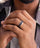 Navarch 8mm Wrap Ring Navy | Silver