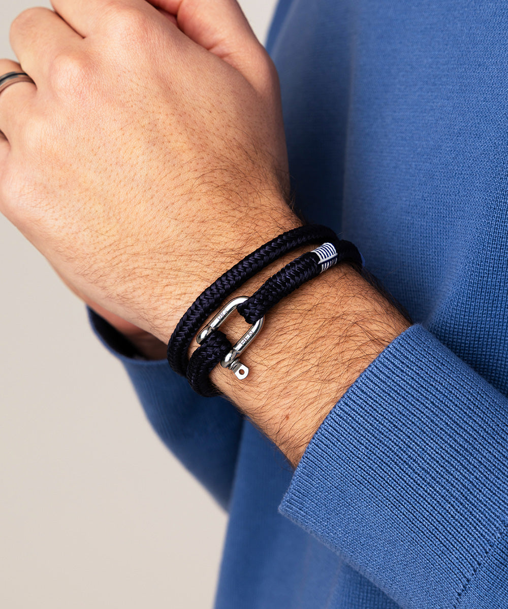 Salty Steve Navy | Silver