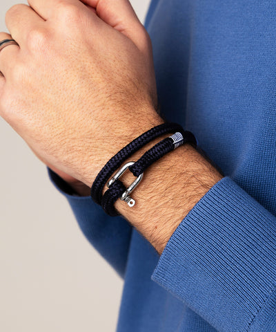 Salty Steve Navy | Silver