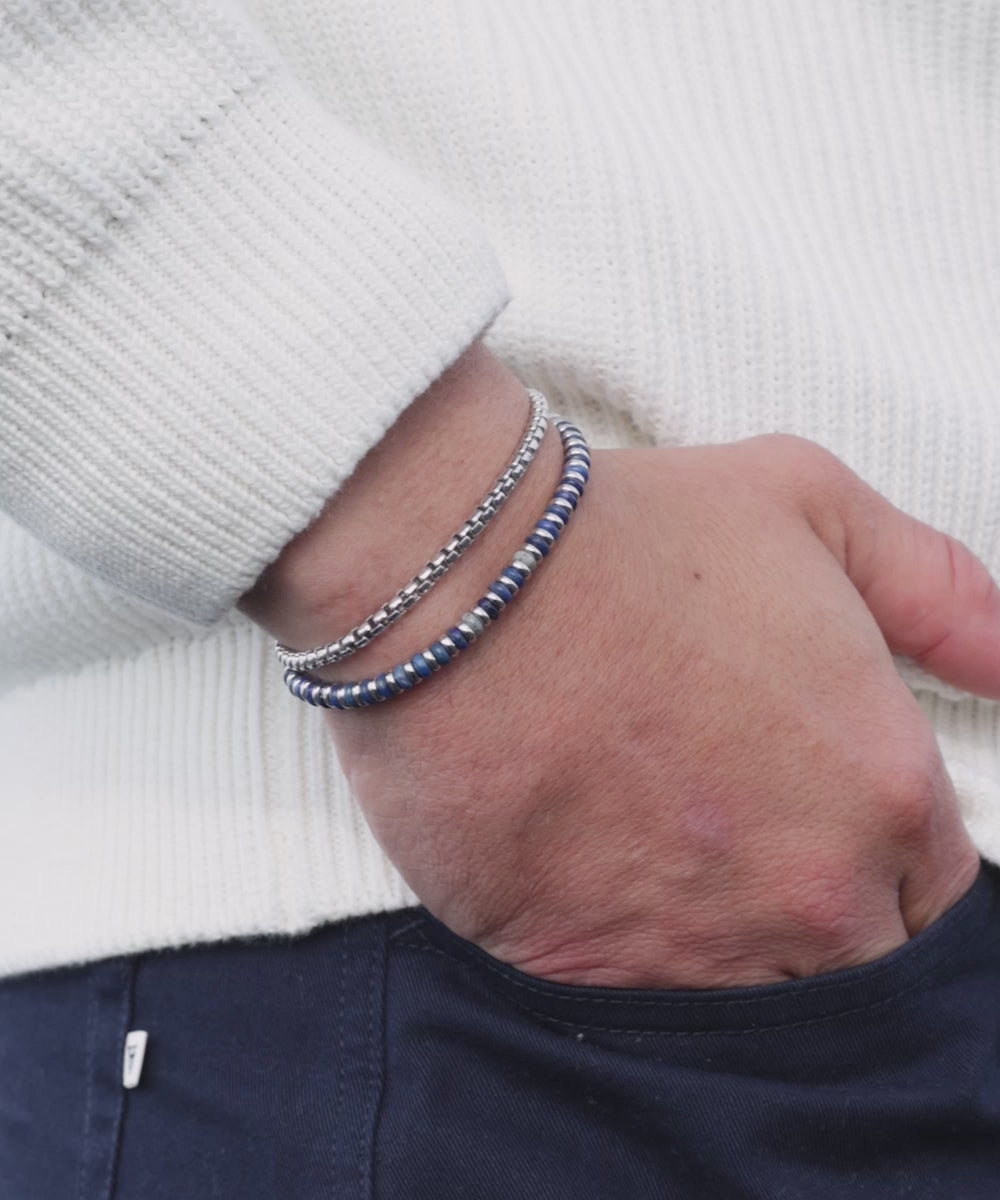 Mariner Brontide 4mm Lapis Lazuli | 925 Sterling Zilver