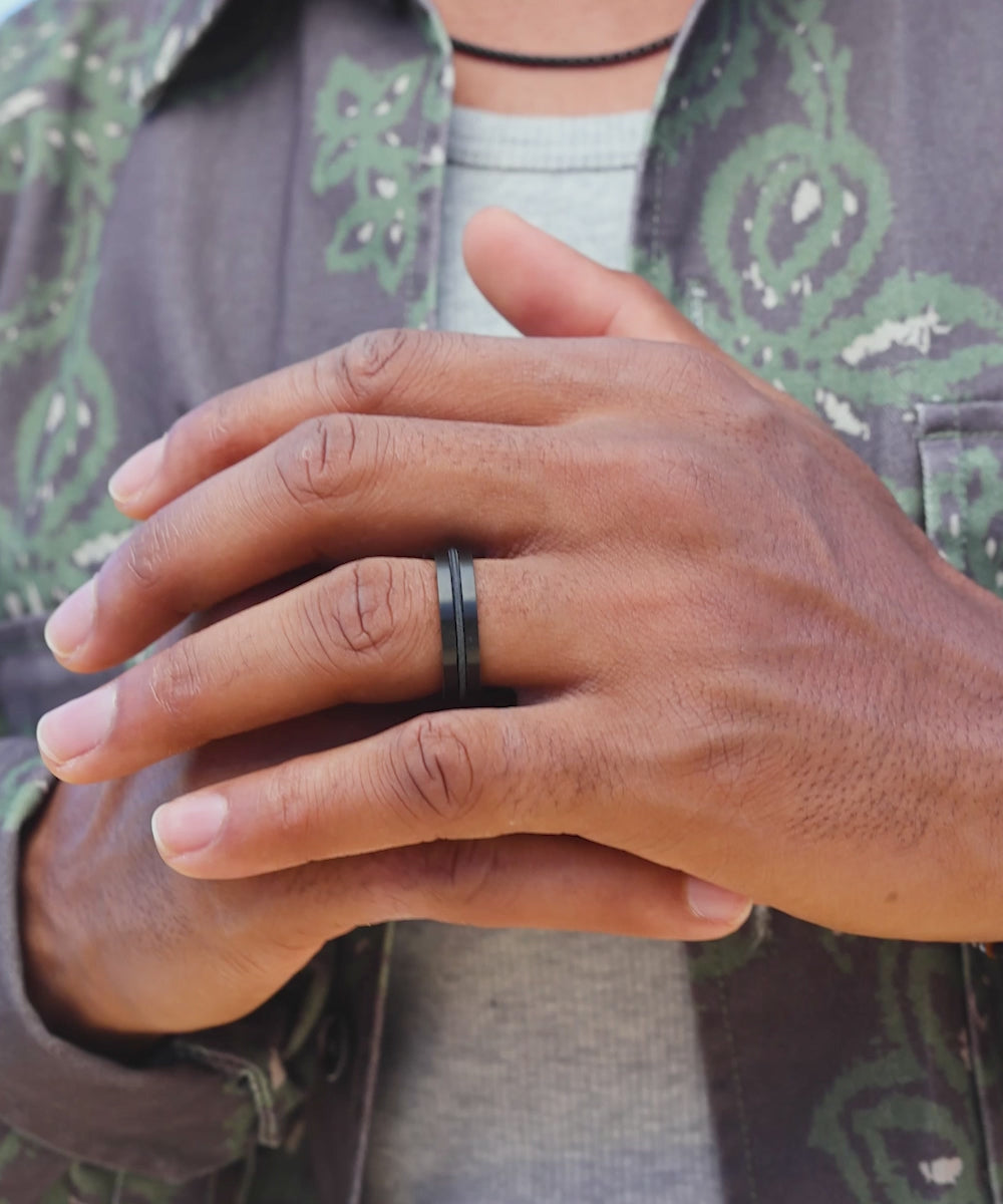 Navarch 6mm Ring Black  | Black