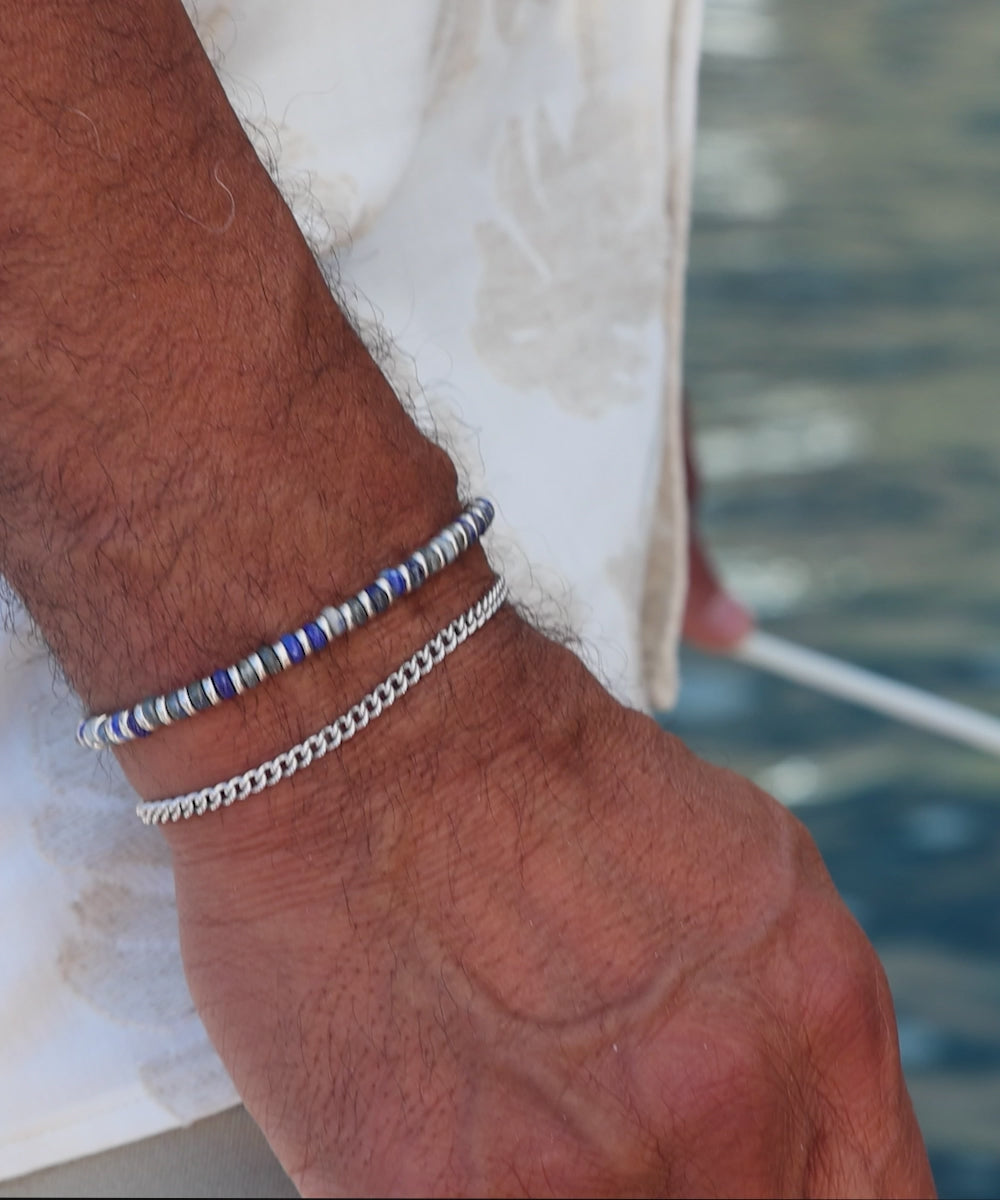 Mariner Brontide 4mm Lapis Lazuli | 925 Sterling Zilver